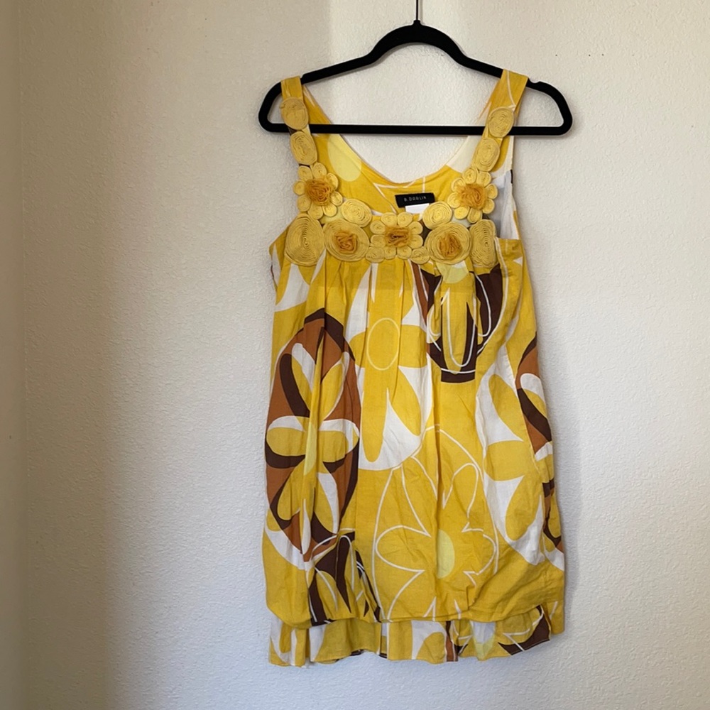Sunshine 🌞 Bold Graphic Floral Print Dress
